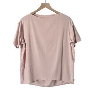 Lululemon Back In Action Short Sleeve Shirt in Pink Size 6
